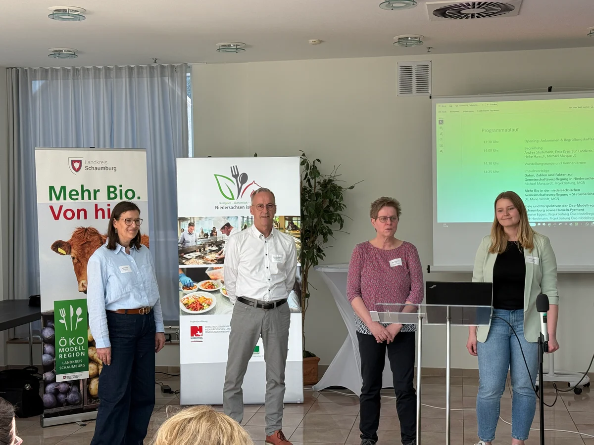 Perspektiven für Bio in der Gemeinschaftsverpflegung in den Öko-Modellregionen Schaumburg und Hameln-Pyrmont
